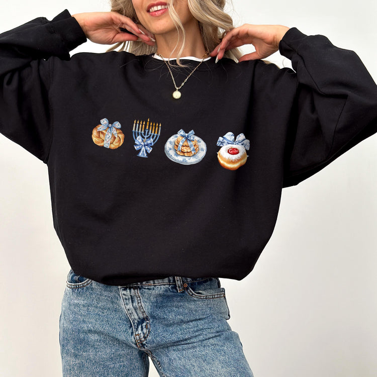 Coquette Hanukkah Sweatshirt