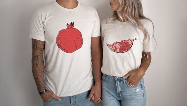 Matching Pomegranate T-Shirts