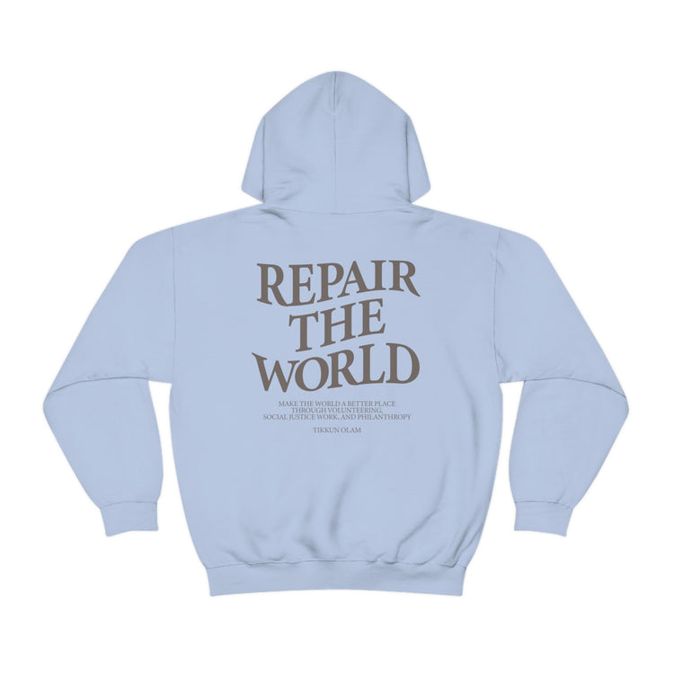 Tikkun Olam Repair the World Hoodie