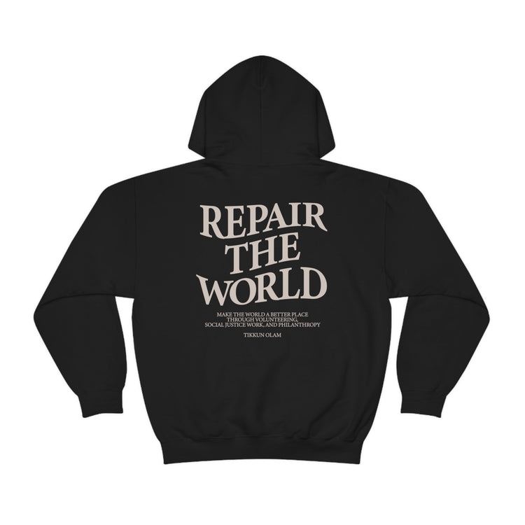 Tikkun Olam Repair the World Hoodie