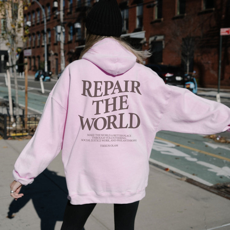 Tikkun Olam Repair the World Hoodie