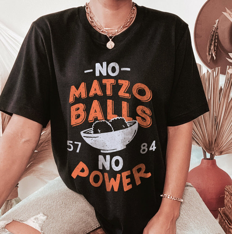 Matzo Balls Power T-Shirt`