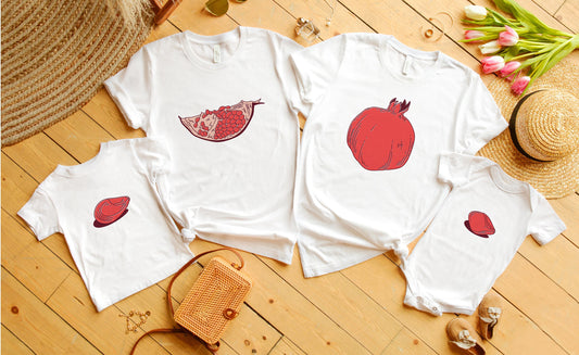 Matching Pomegranate T-Shirts