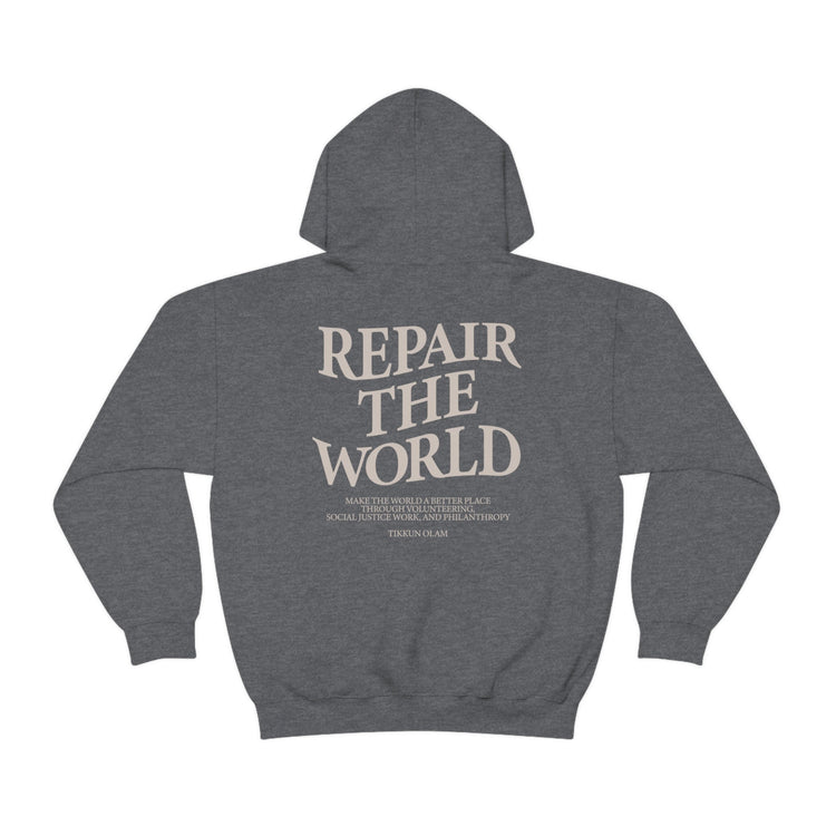 Tikkun Olam Repair the World Hoodie