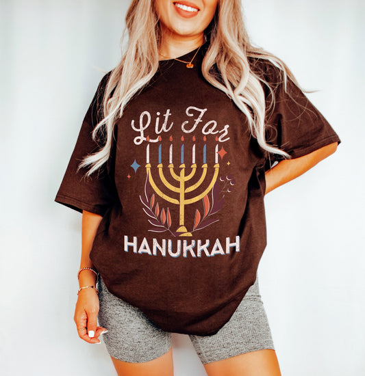 Lit for Hanukkah T-Shirt