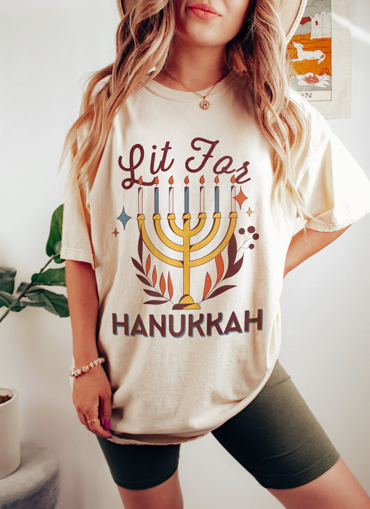 Lit for Hanukkah T-Shirt