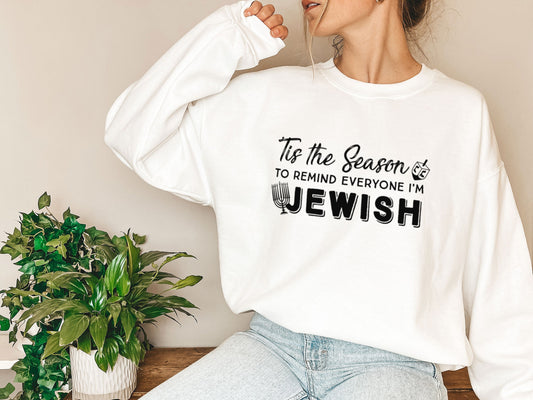 Hanukkah Cat Sweatshirt