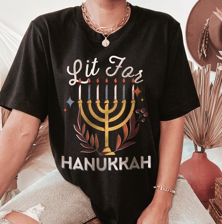 Lit for Hanukkah T-Shirt