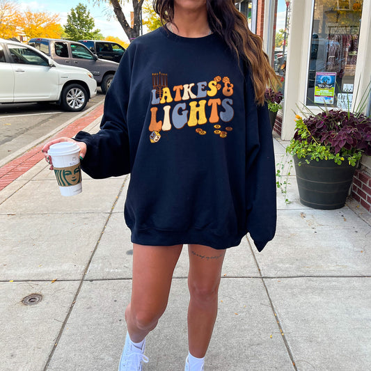 Latkes and Lights Sweatshirt