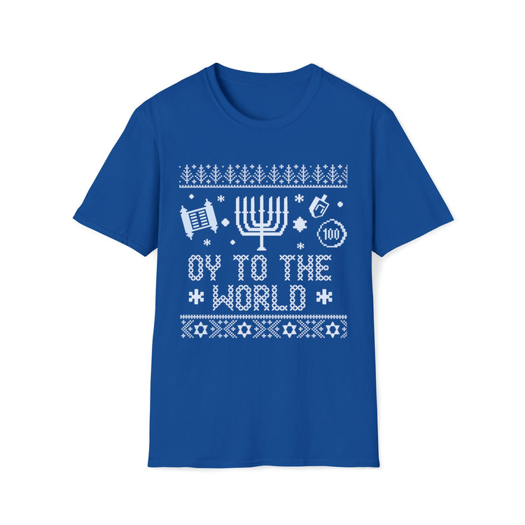 Hanukkah Oy To The World T-Shirt