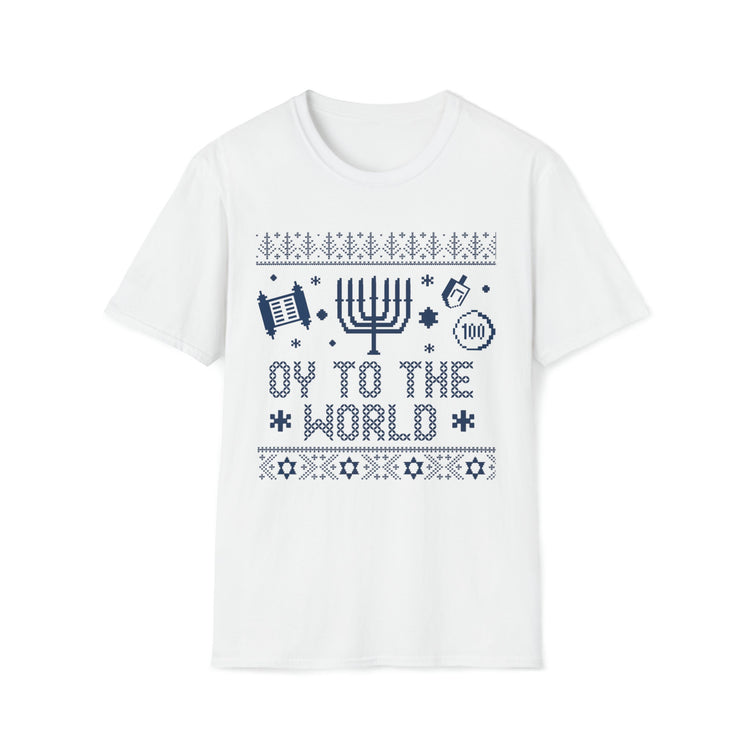 Hanukkah Oy To The World T-Shirt