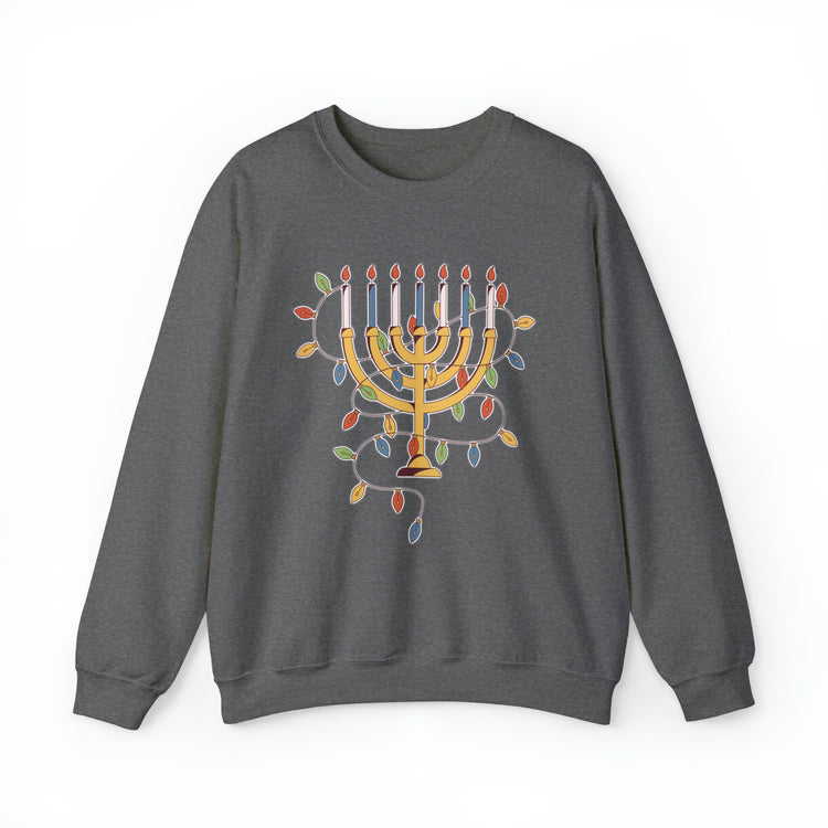 Hanukkah Menorah Sweatshirt