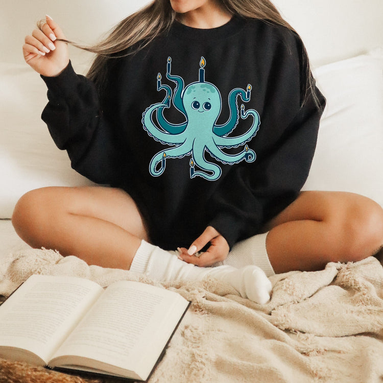 Octopus Menorah Sweatshirt