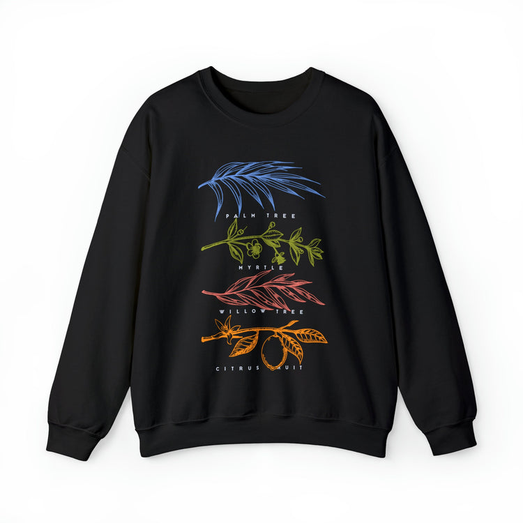 Sukkot Palm Willow Myrtle Tree Citrus Sweatshirt