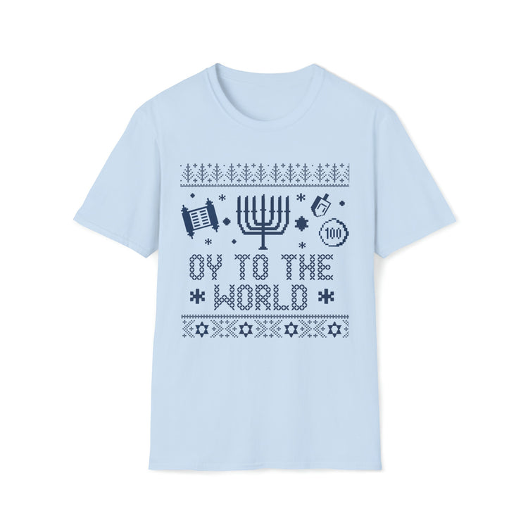 Hanukkah Oy To The World T-Shirt