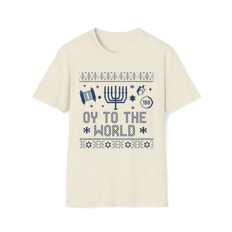 Hanukkah Oy To The World T-Shirt