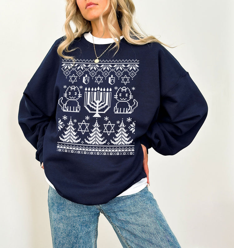 Hanukkat Ugly Hanukkah Sweatshirt