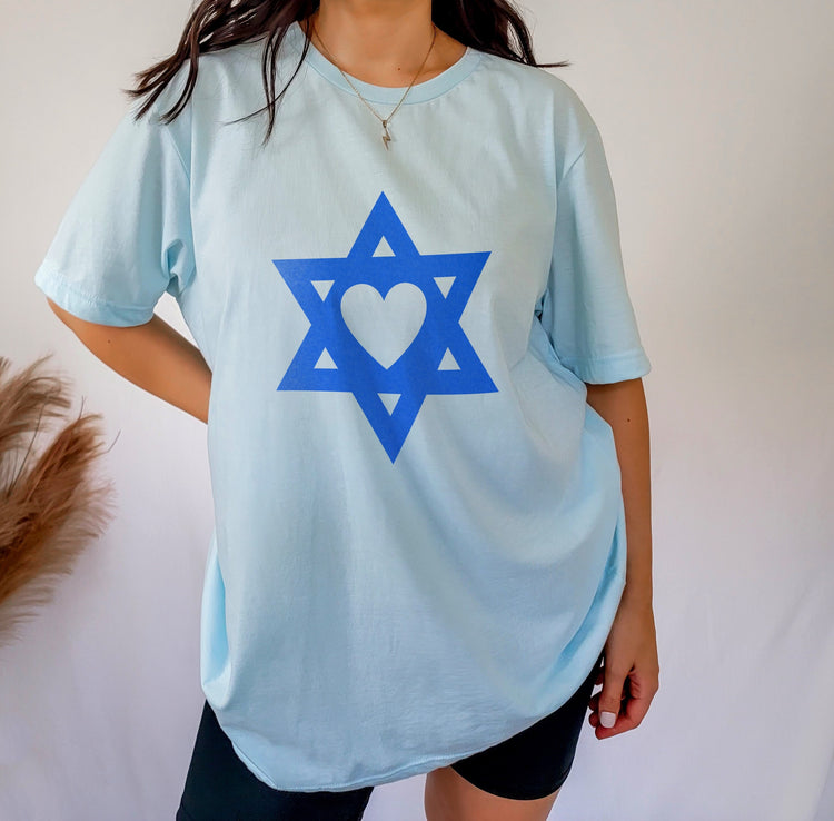 Israel Heart T-Shirt