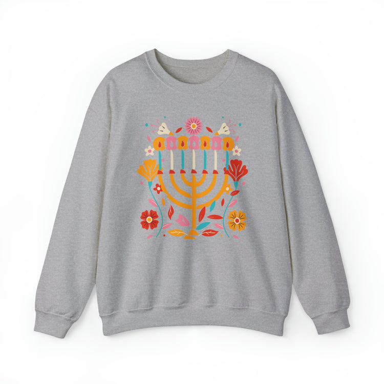 Hanukkah Menorah Sweatshirt