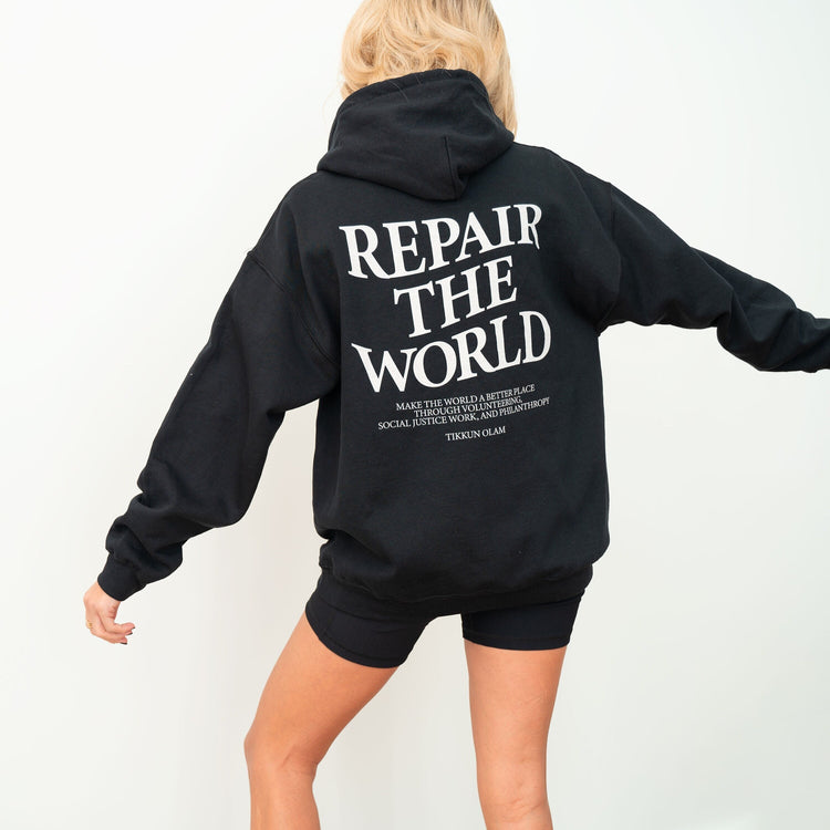 Tikkun Olam Repair the World Hoodie