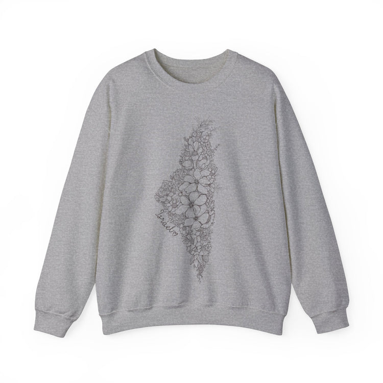 Israel Floral Map Sweatshirt