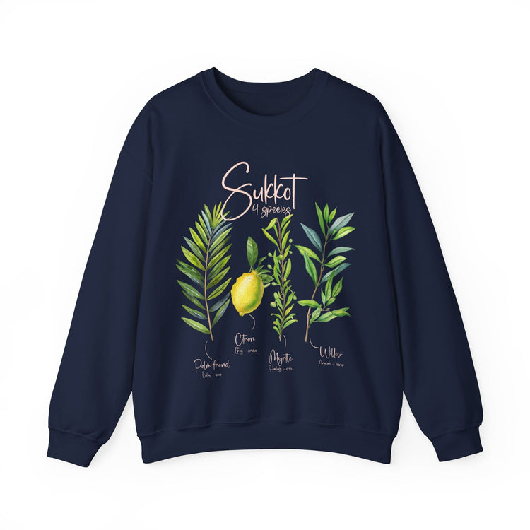 Sukkot Palm Willow Myrtle Tree Citrus Sweatshirt