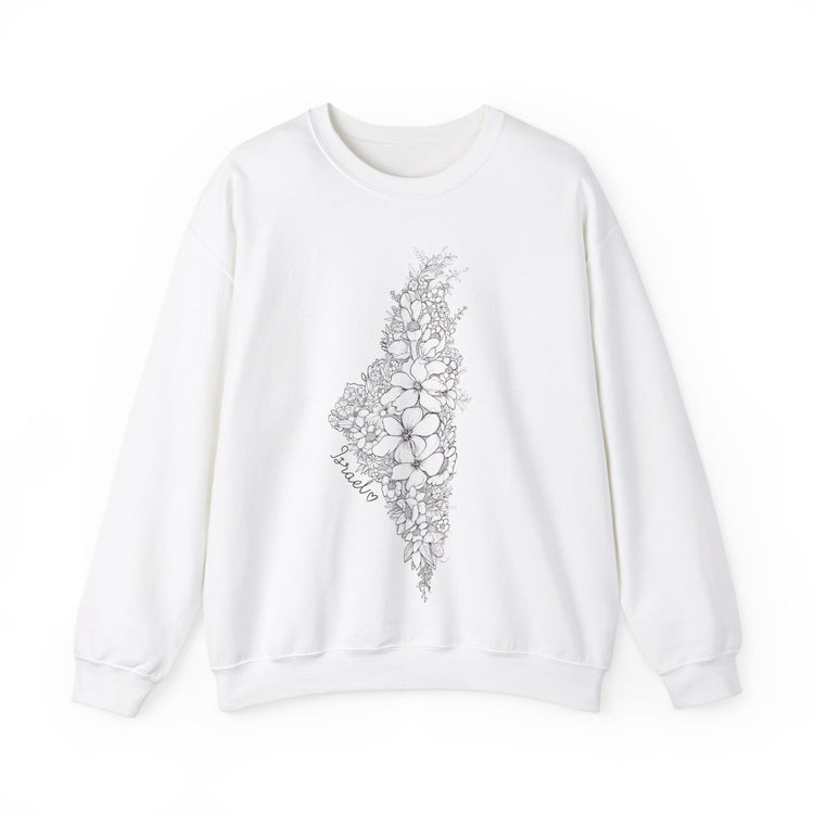 Israel Floral Map Sweatshirt