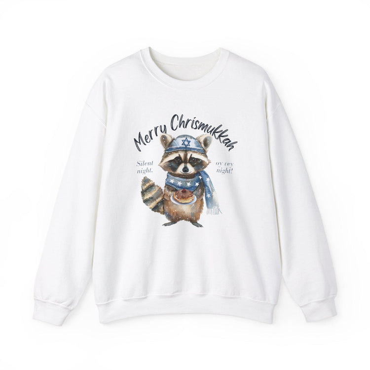 Merry Chrismukkah Racoon Sweatshirt