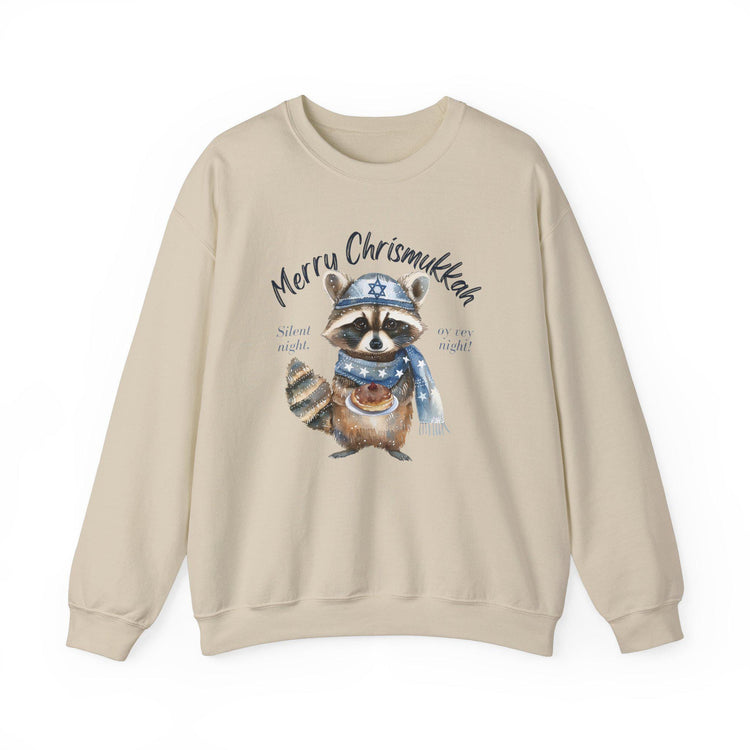 Merry Chrismukkah Racoon Sweatshirt