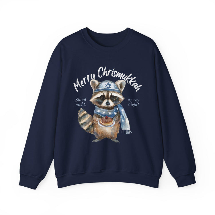 Merry Chrismukkah Racoon Sweatshirt