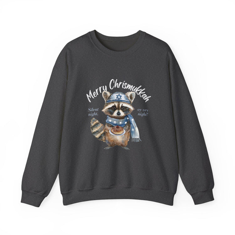 Merry Chrismukkah Racoon Sweatshirt