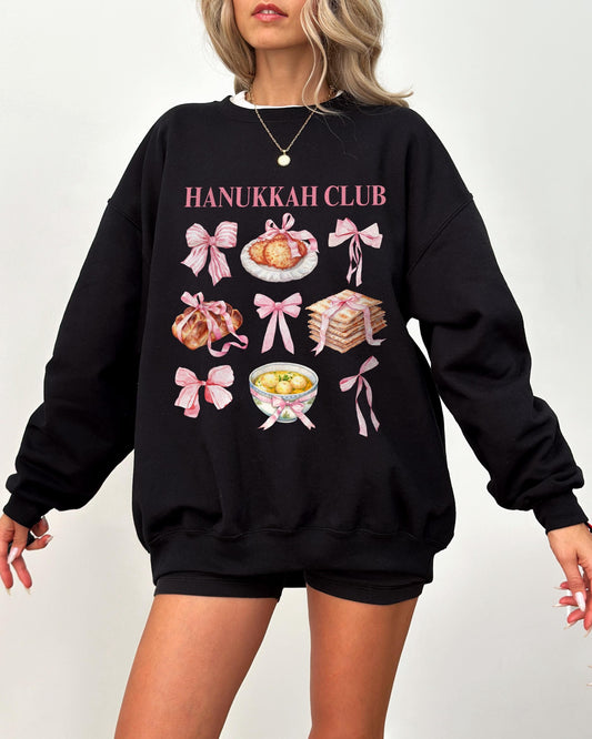 Coquette Hanukkah Sweatshirt