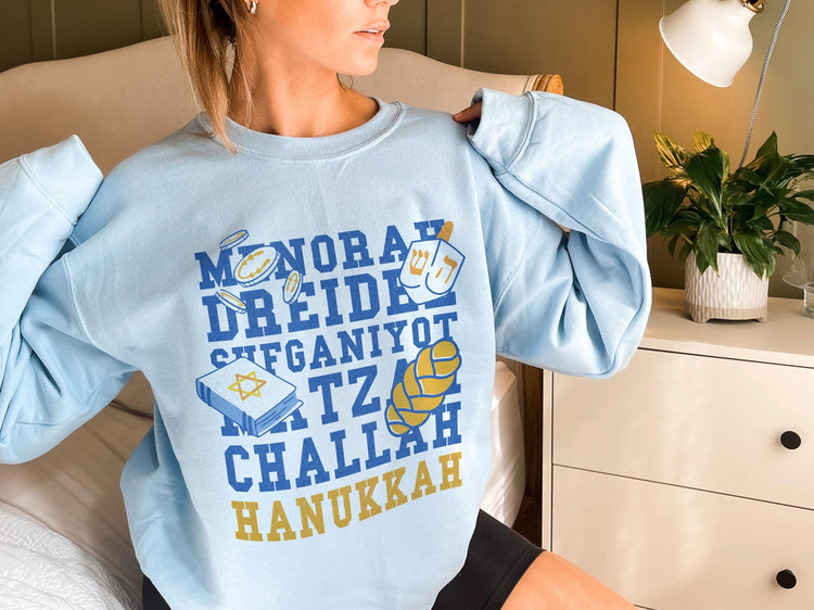 Menorah Hanukkah Sweatshirt