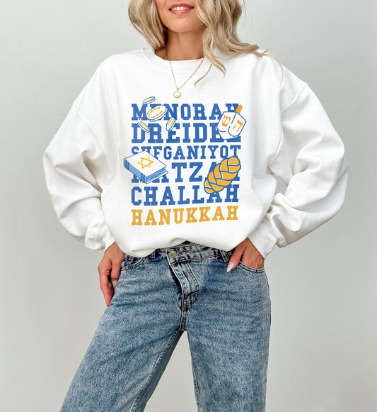 Menorah Hanukkah Sweatshirt