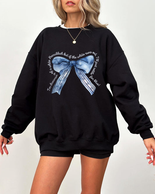 Coquette Hanukkah Sweatshirt