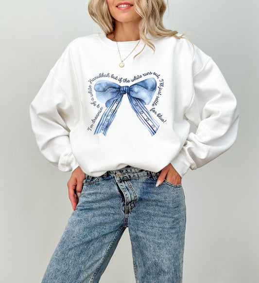 Coquette Hanukkah Sweatshirt