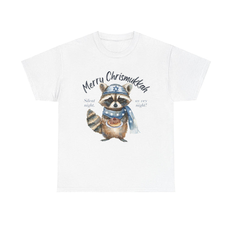 Merry Chrismukkah Racoon T-Shirt