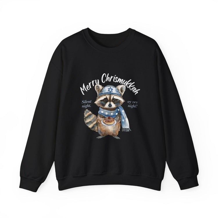 Merry Chrismukkah Racoon Sweatshirt