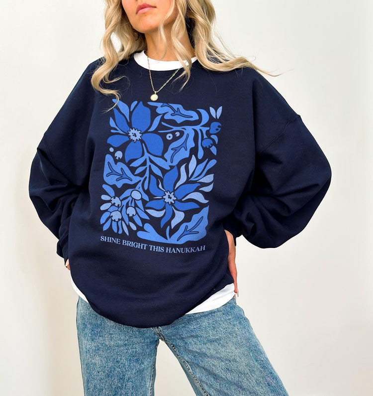 Shine Bright Hanukkah Sweatshirt