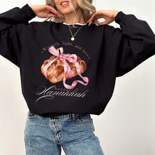 Happy Hanukkah Challah Sweatshirt