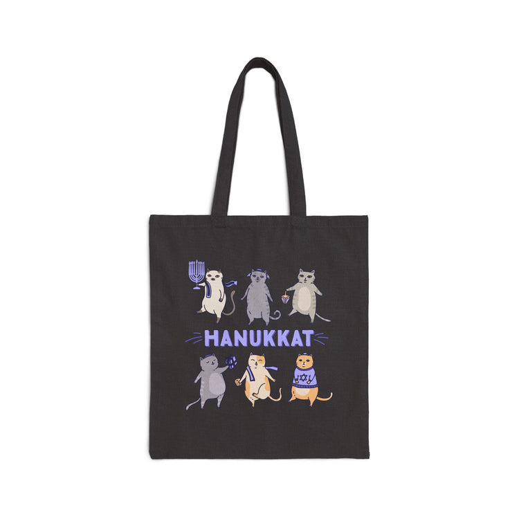 Funny Cat Hanukkah Tote Bag