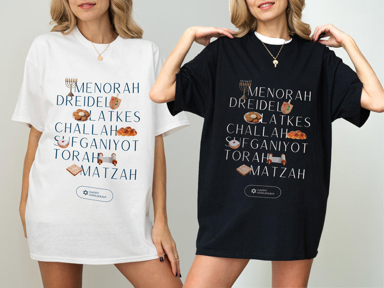 Menorah Hanukkah T-Shirt