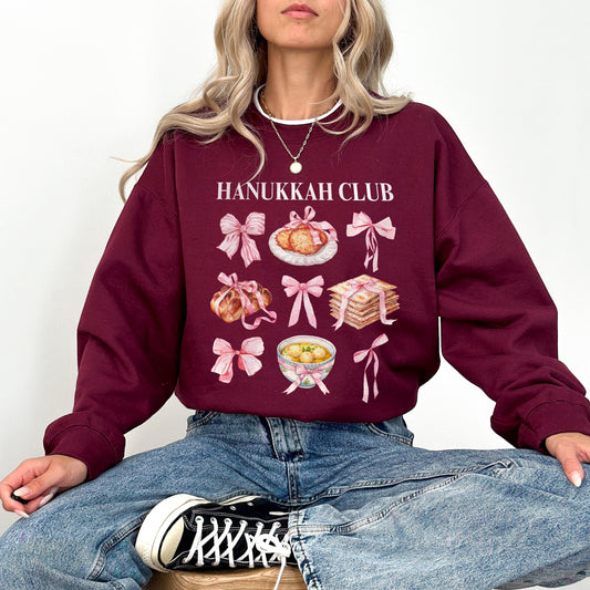 Coquette Hanukkah Sweatshirt