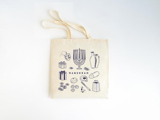 Hanukkah Elements Tote Bag