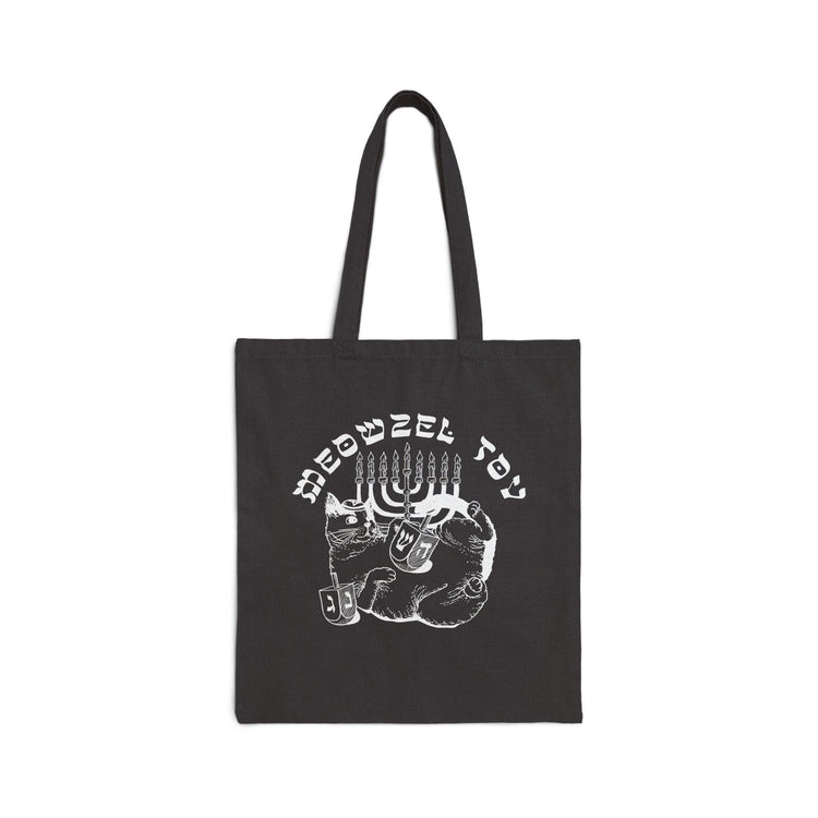 Meowzel Tov Hanukkah Tote Bag